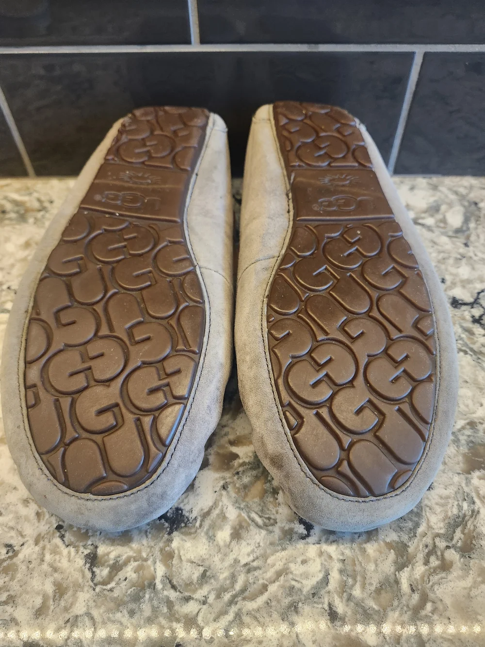 UGG Dakota Men's Grey Moccasin Slippers